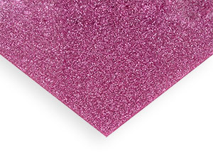 12 x 20 Pink Glitter Cast Acrylic Sheet