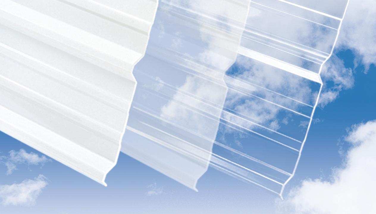 SunSky 9 Clear Corrugated Polycarbonate Sheet